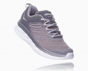 Chaussures Running Route Hoka Akasa Femme Grise Argent | KXAN63254