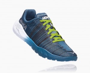 Chaussures Running Route Hoka EVO Rehi Homme Orange Bleu | RZGE80493