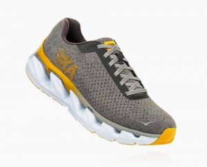 Chaussures Running Route Hoka Elevon Homme Nine Iron/Alloy | FWUJ36790