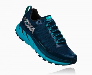Chaussures Trail Hoka Challenger ATR 4 Femme Bleu Marine | CIMO89705
