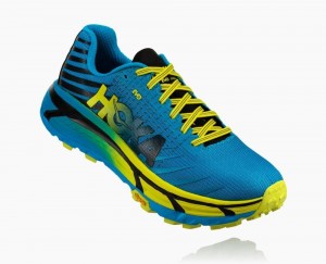 Chaussures Trail Hoka EVO Mafate Homme Bleu Orange | GILS35910
