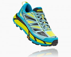 Chaussures Trail Hoka Mafate Speed 2 Femme Turquoise | SNLF10473